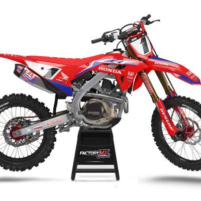 Honda Red Factory Style Graphics Kit Profile Picture