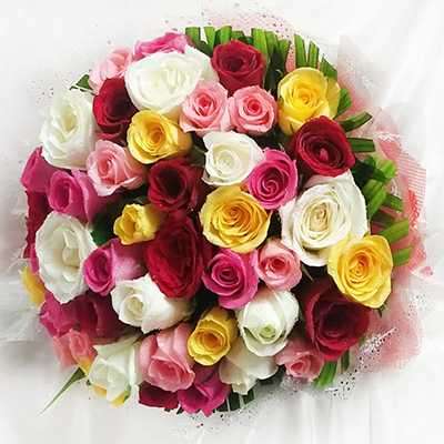 Bunch of 30 Mixed Roses Profile Picture